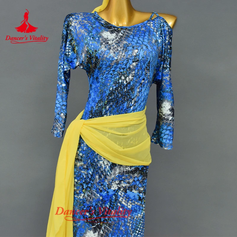 جديد ملابس الرقص الشرقي الكبار الإناث الشابي بلدي صيدي أداء رداء الرقص الشرقي ممارسة زي حيوية الراقصة #5