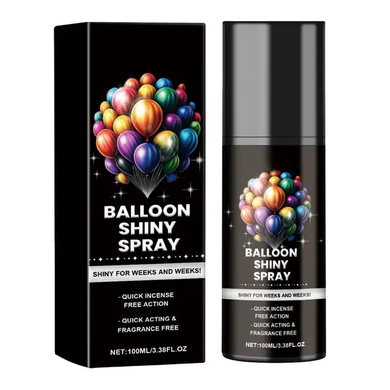 100ml Balloon Shiny Spray Anti Fading Polish Restore Decoration Atmosphere Balloon Gloss Spray Ballon Enhance Brightener