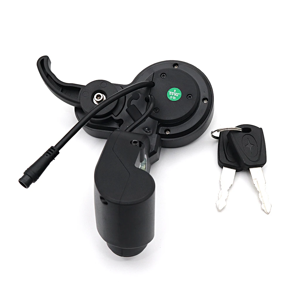 High quality ZQ-100 high and low speed adjustable mileage meter 6-pin display with key for electric scooter accessories