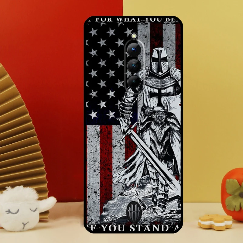 Templar Knight Case For Nubia Red Magic 10 8 9 Pro Plus 6 7 6S 7S Pro 5G 6R RedMagic 9S 8S Pro Plus Cover - view 4