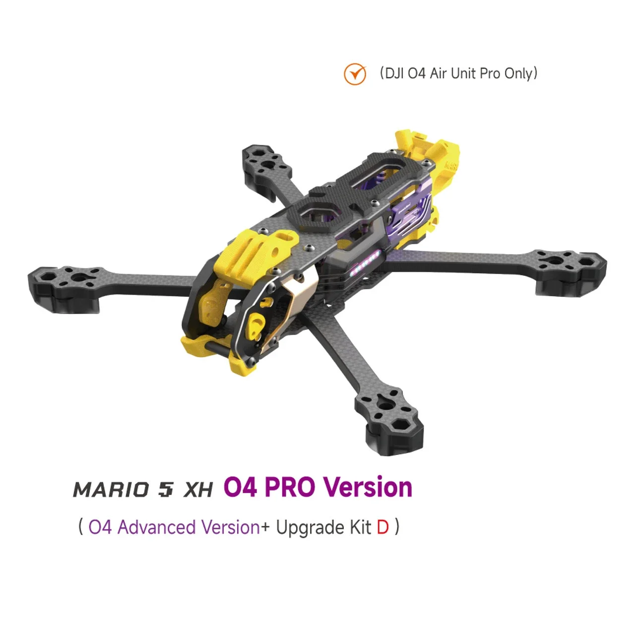 SpeedyBee Mario 5 O4 5inch FPV Frame - XH / DC Version