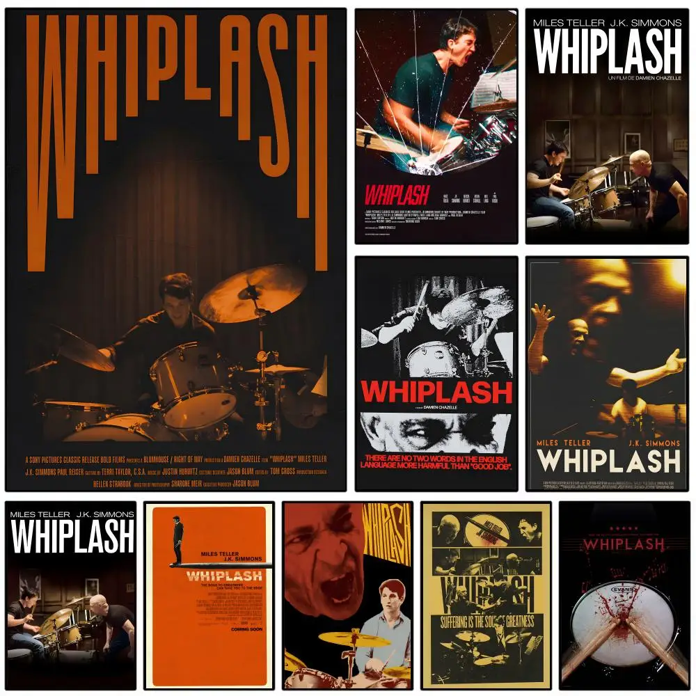W-Whiplash MOIVE Poster Self-adhesive Art Waterproof Paper S