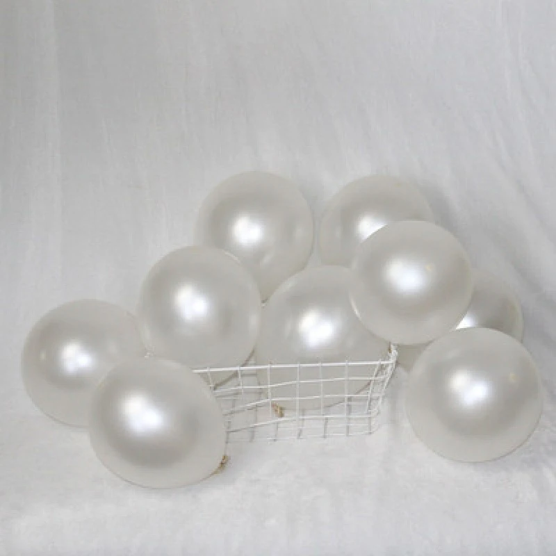 10/30/50Pcs Pearl White Balloons 5/10/12inch Glossy White Balloon Birthday Baby Shower Wedding Party Decoration