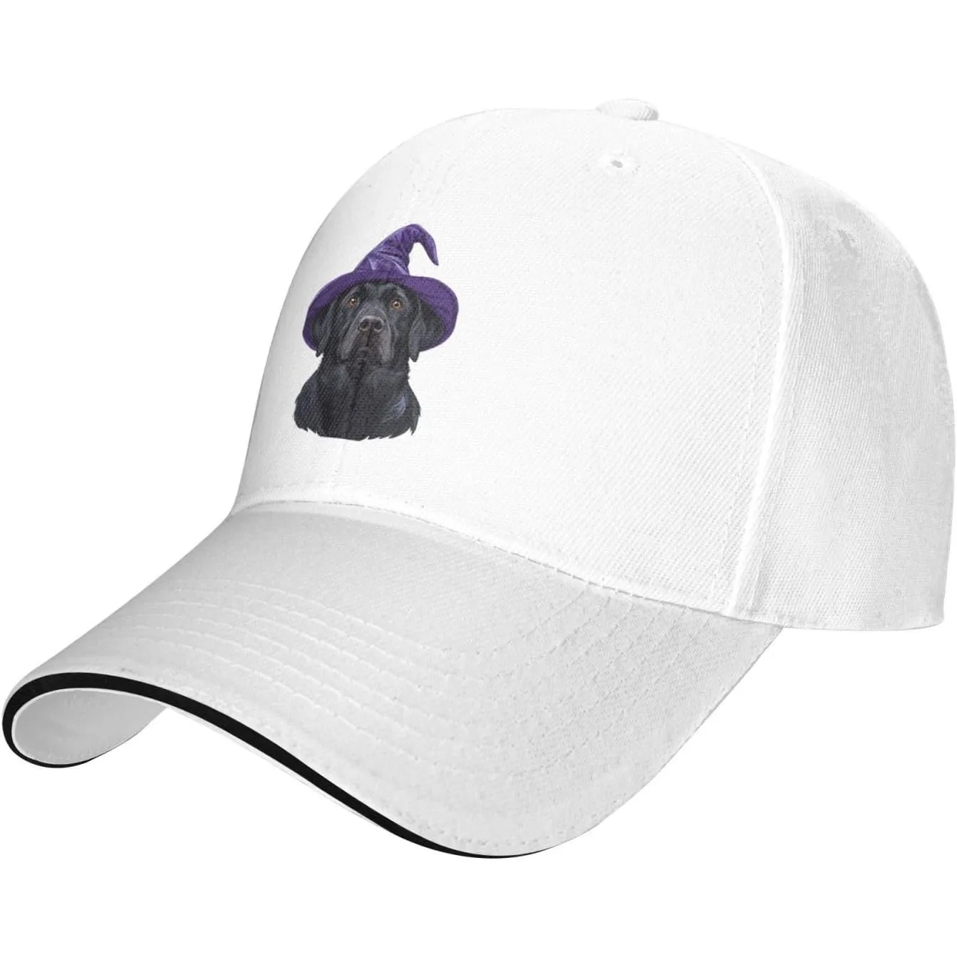 Unisex Adult Baseball Caps, Adjustable Sandwich Cap Labrador Retrievers Print Hip Hop Hats Fishing Hat
