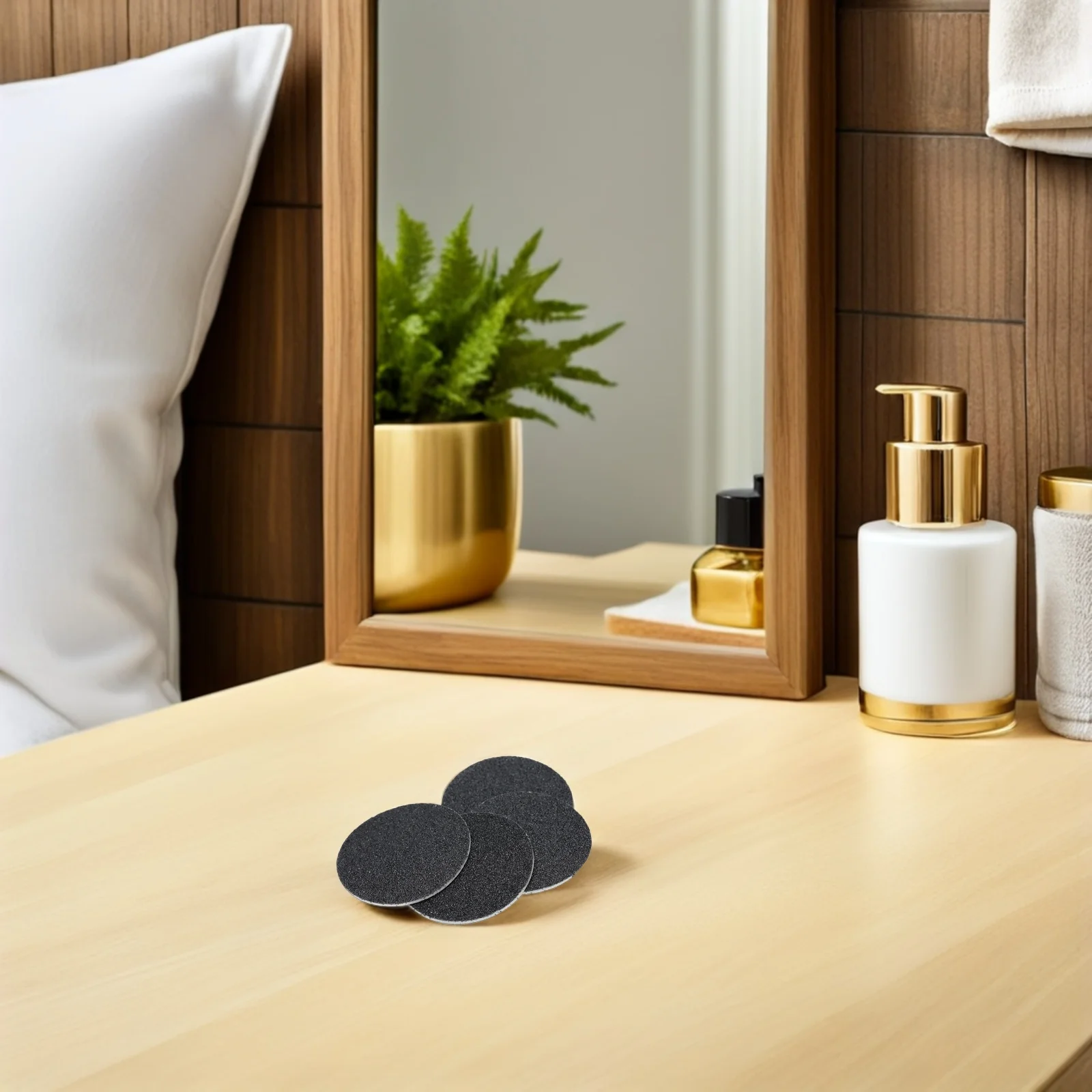 

60Pcs Replacement Sandpaper Disks for Electric Callus Remover Effective Dead Skin Removal Disposable Pedicure Tool Nail Salon