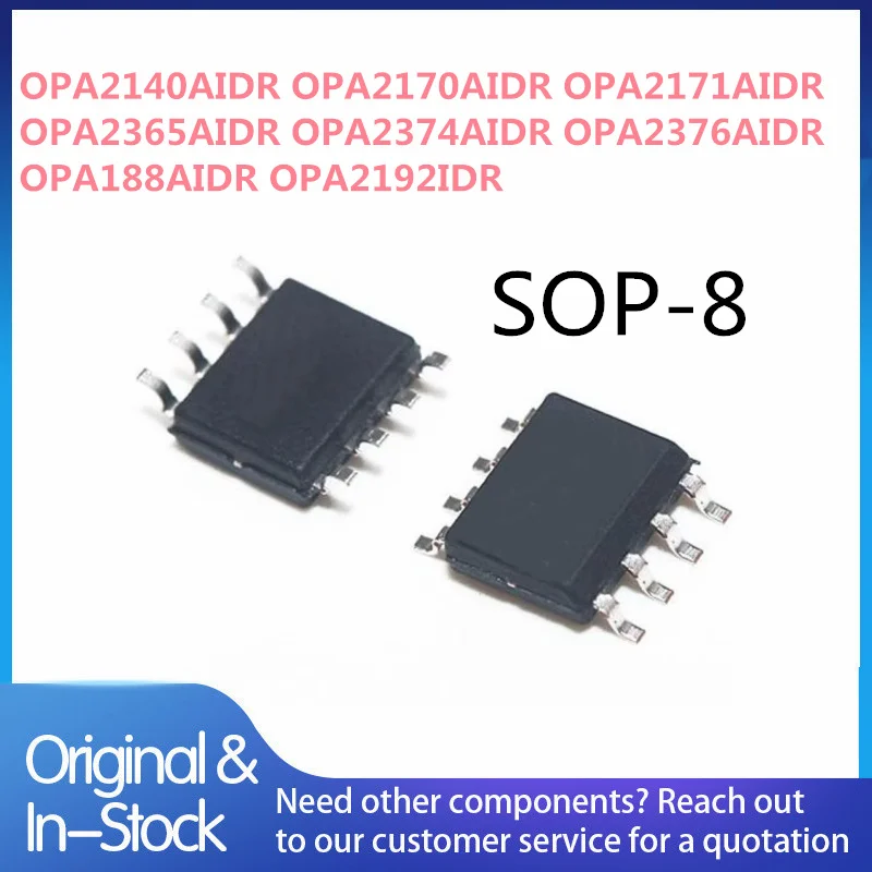 (5piece) 100% New OPA2140AIDR OPA2170AIDR OPA2171AIDR OPA2365AIDR OPA2374AIDR OPA2376AIDR OPA188AIDR OPA2192IDR sop-8 Chipset