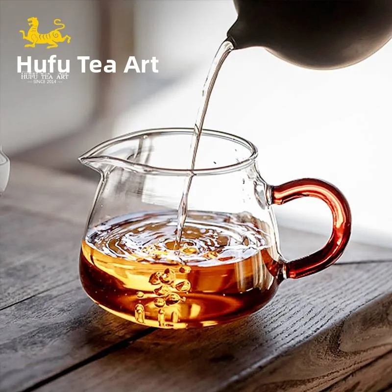 Thickened Heat Resistant Glass Tea Sea Public Cup Gongfu Tea Set Accessories Fair Tea Ceremony Heatable Thickened