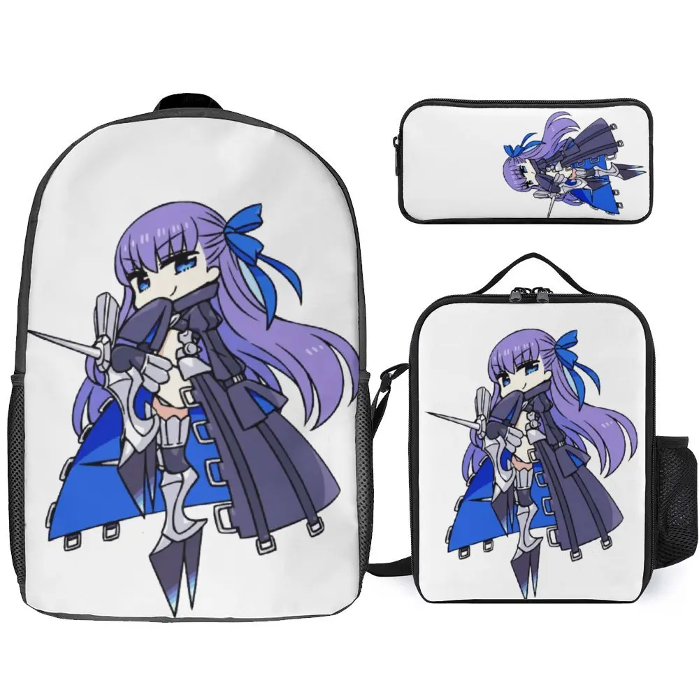 3 in 1 Set 17 Inch Backpack Lunch Bag Pen Bag Fgo Kama For Sale (4) Durable Premium Comfortable Picnics Field Pack