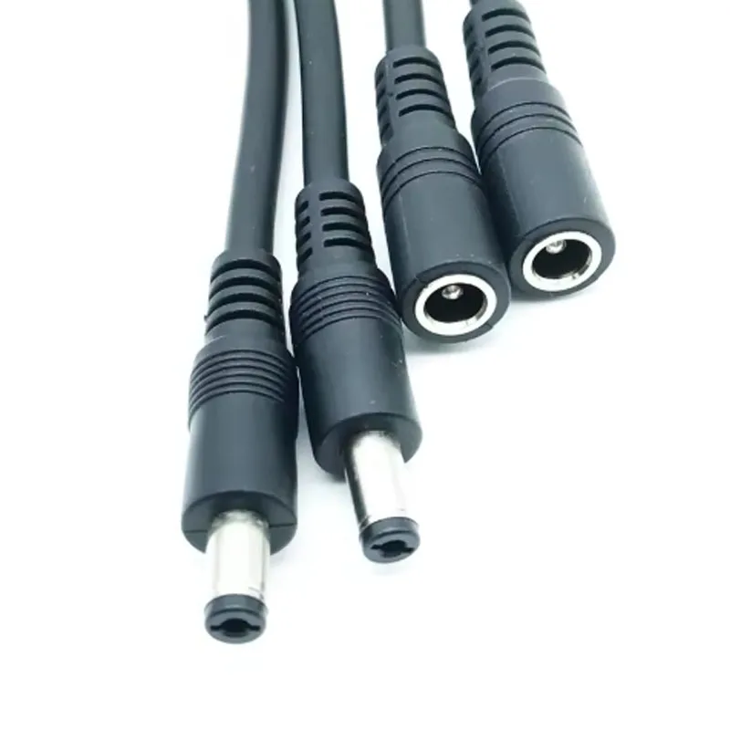 1PC DC 5.5mm*2.1mm 1 To 2 Connector Male To Female Plug DC Power Splitter Cable CCTV LED Strip Light Power Supply Adapter view 3