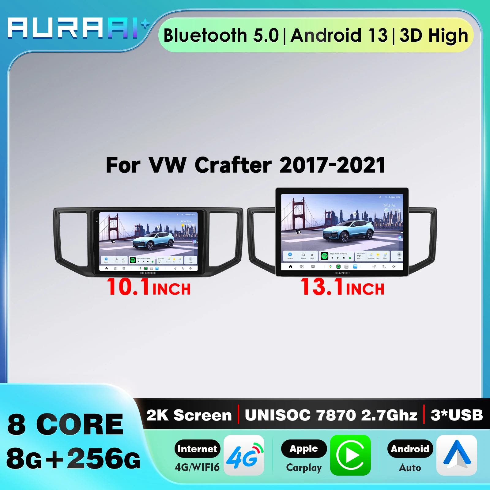 

Octa Core 7870 Wireless CarPlay Android GPS Car Radio For VW Crafter 2017-2021 Car Intelligent Systems Multimedia Autoradio TPMS