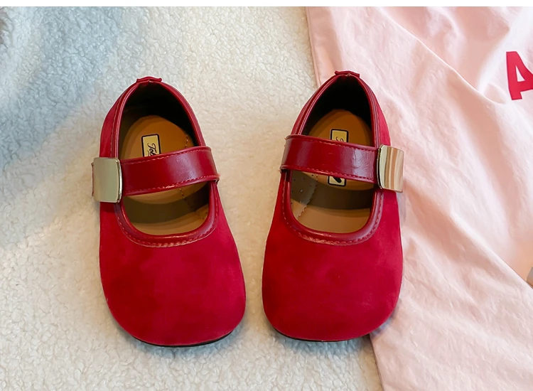 Mädchen-Flachschuhe mit runden Zehen, weicher Sohle, schicke, rutschfeste Prinzessinnenschuhe für Kinder, brandneue, bequeme Freizeitschuhe für Kinder 2026. – Detail 6