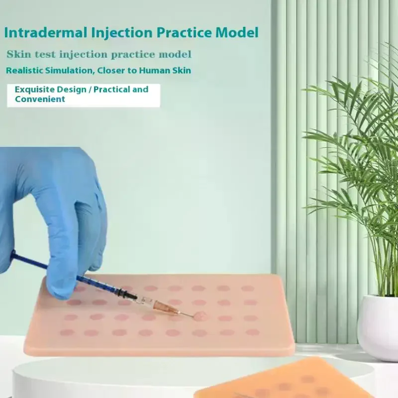 Intradermal Injection Training Pad Skin Test Module Subcutaneous Practice Pad Medical Simulation Model Nurse Practicing