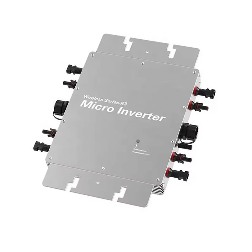 WiFi Smart Grid Tie Micro Inverter DC To AC Pure Sine Wave Conversion Waterproof MPPT Tracking Home Solar Power Device