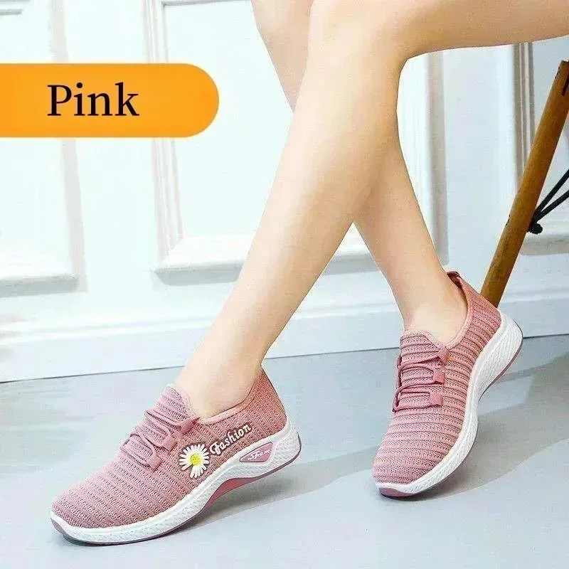 Women's Shoes Autumn New Collection True Fly Weaving Old Beijing Cloth Shoes Little Daisy Women's Casual Sports Shoes Wa