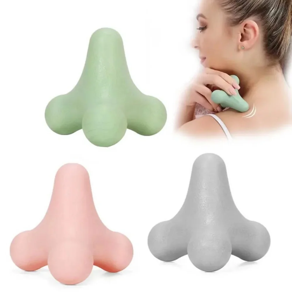 Balle de massage fascia à quatre coins pour soulagement musculaire profond des tissus, pour la plante du pied, les épaules, le cou, la taille, l'exercice en salle de sport, outil de relaxation des méridiens