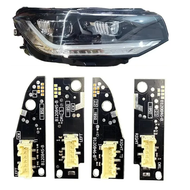 

Новые светодиодные модули дневных ходовых огней (ДХО) и указателей поворота (левый и правый) для VW T-CROSS B120845-B B120846-B, белые, 2GM.998.478 2GM.998.479