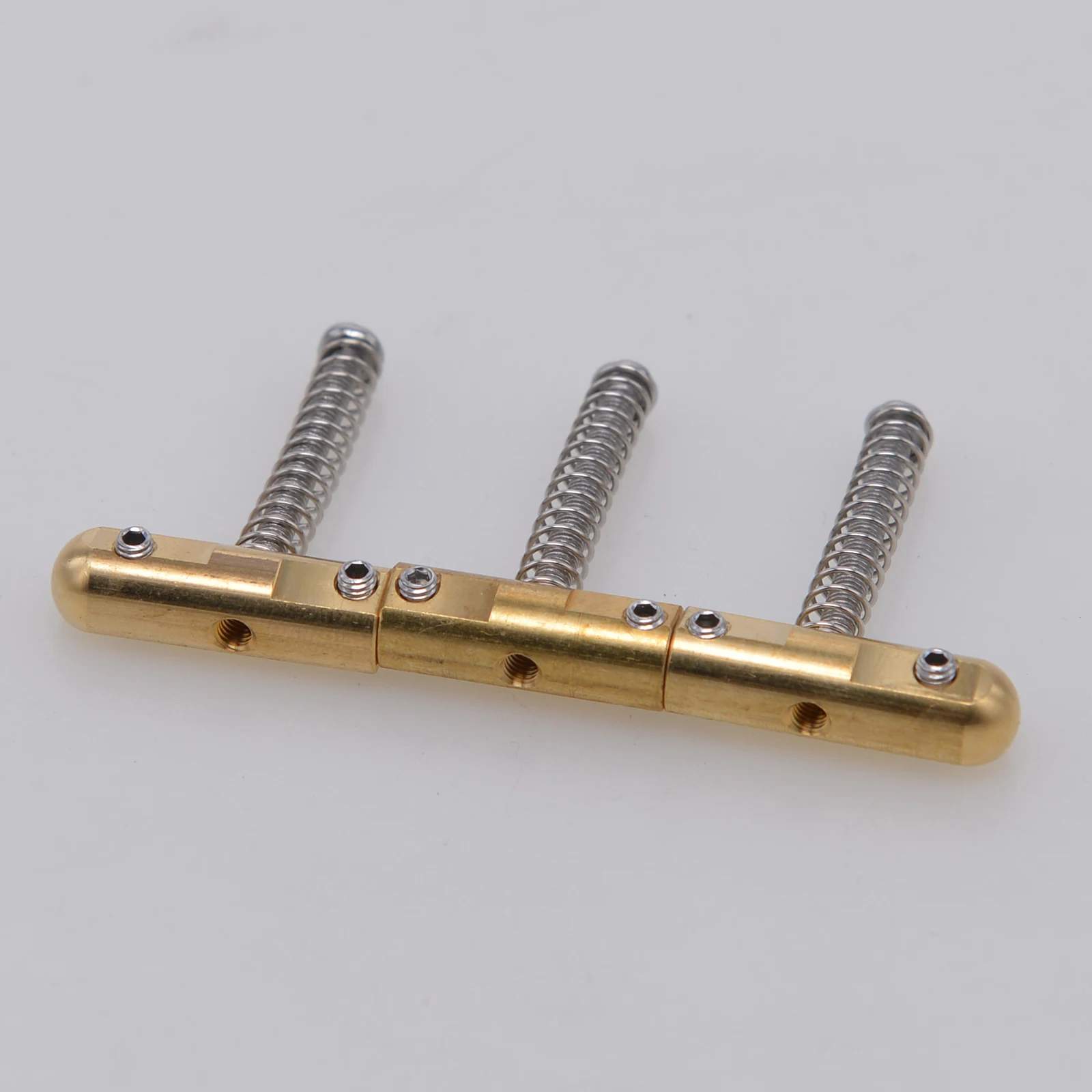 Ein Set kompensierte Messing-Kugelsättel, passend für Tele-E-Gitarre, Vintage-Tel-Brücke