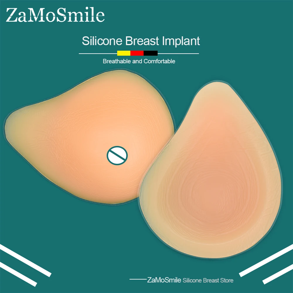 Silicone Breast 150g-500g  Silicone Breast Form Supports Artificial Spiral Silicone Chest Fake False Breast Prosthesis