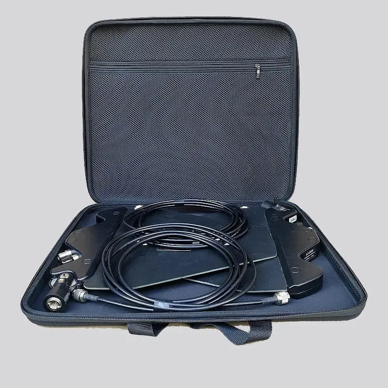 1U Rackmount Antenna Distro with Paddle Antennas & EVA Carrying Case – UHF Signal Amplifier for Wireless Mic, Conference & Stage