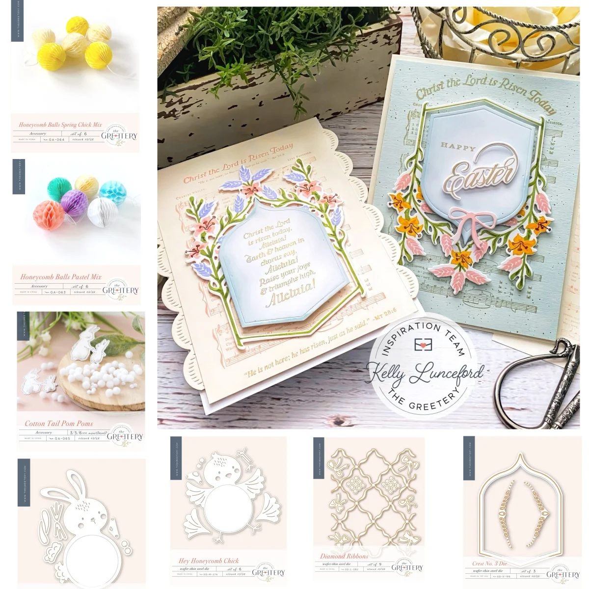 

Chick Honeycomb Balls Bunny Ribbons Metal Cutting Dies Stencil DIY Making Card Scrapbook Embossed Craft Template 2025 Easter