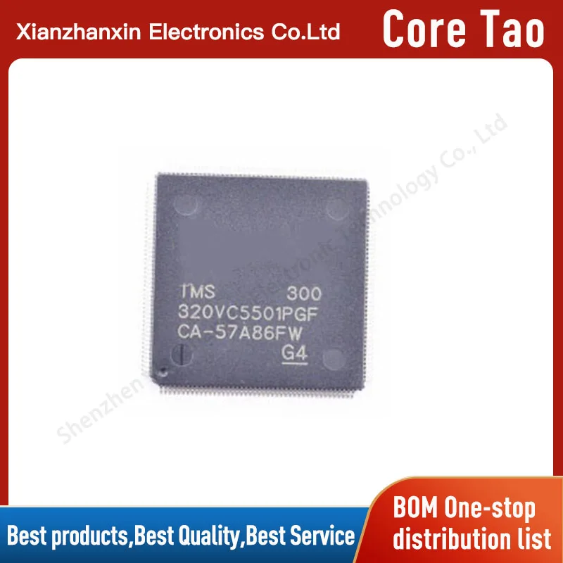 1pcs/lot TMS320VC5501PGF300 320VC5501PGF LQFP176 Digital signal processor in stock