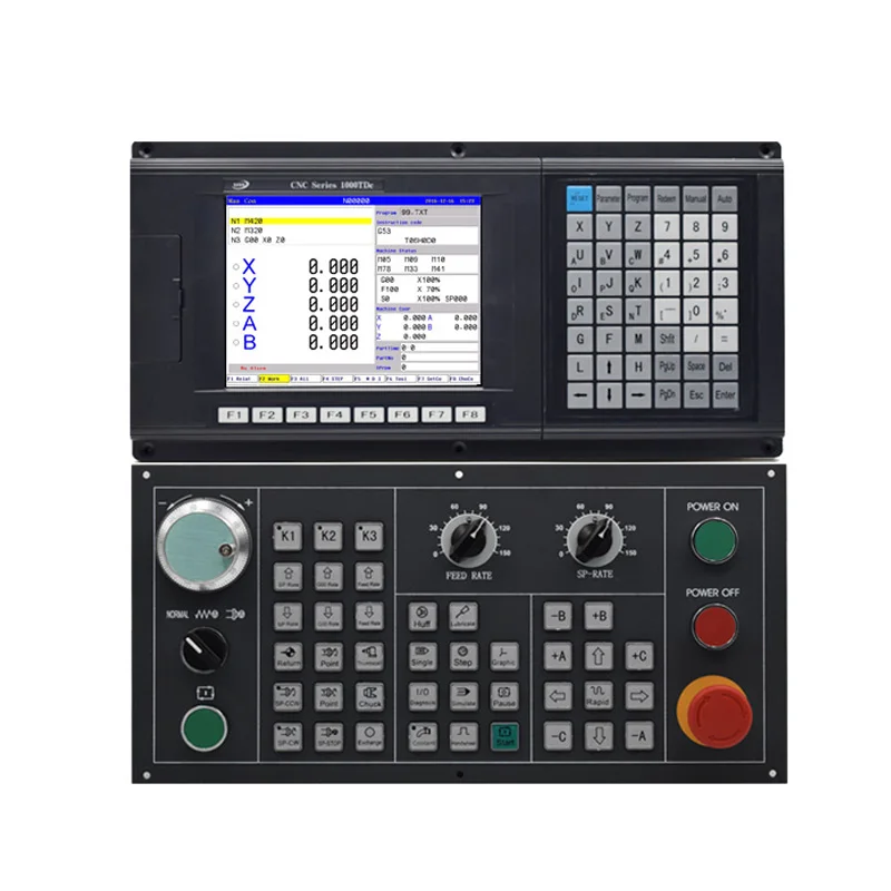 CNC Powerful 5 Axis Milling and Drilling CNC1000MDc-5 CNC Controller for CNC router Machine ATC absolute complete kit