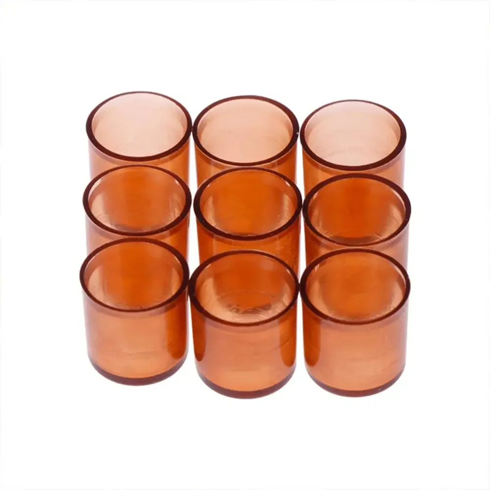 

250PCS Queen Bee Rearing Cell Cups Plastic Brown Color Cells Cages Room Cups Cell Cage Cup Bees Tools Beekeepers Equipment