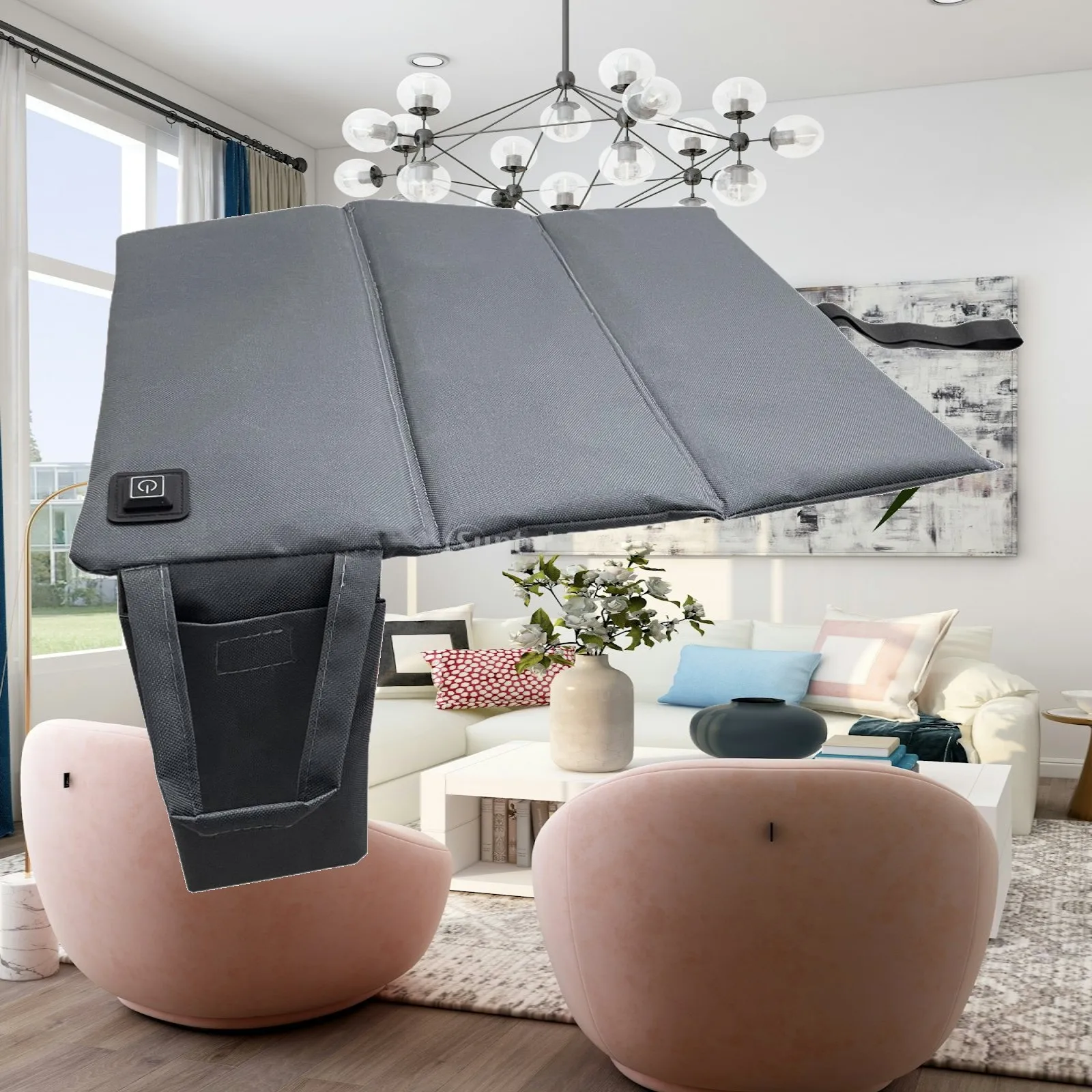 

Heated Seat Cushion Outdoor Sitting Pad Insulated Sitting Mat USB Power Heating