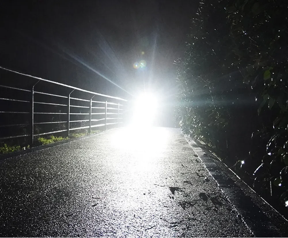 Multifunctional Led flashlight with usb charging 8 LED Head Flashlight rechargeable COB Work light Torch Camping Running Lantern