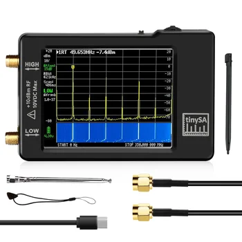Upgraded handheld small spectrum analyzers TinySA 2.8" display 100kHz to 960MHz with ESD Proteced version V0.3.1 _ E analyzer