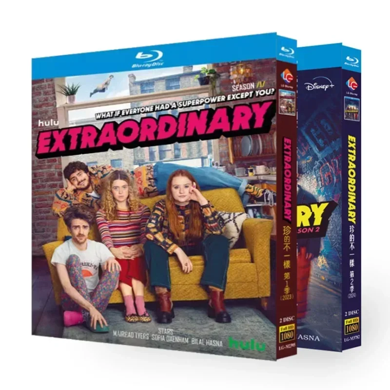 Extraordinary Seasons 1-2 Blu-ray Disc DVD - the Complete Collection of Episodes