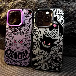 Anime Pokemons Gengar Hülle für Samsung Galaxy S24 S23 S22 S21 S20 Note20 Ultra Plus FE M31 4G 5G Matte stoßfeste Rückseite