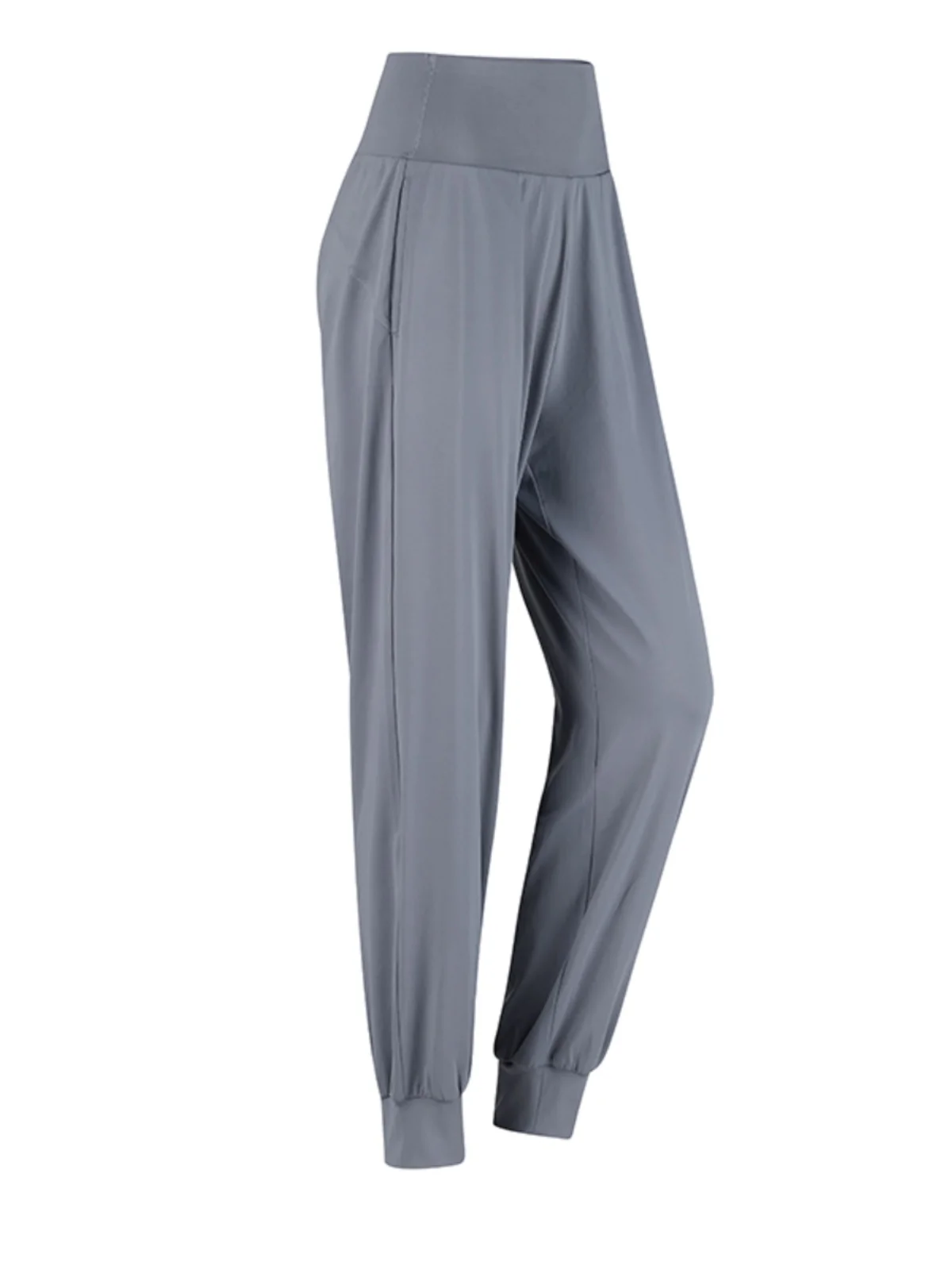 하이웨이스트 얇은 퀵 드라이 요가 피트니스 트레이닝 스포츠 팬츠 여성 캐주얼 롱 팬츠 여름 컬렉션 편안한 바지