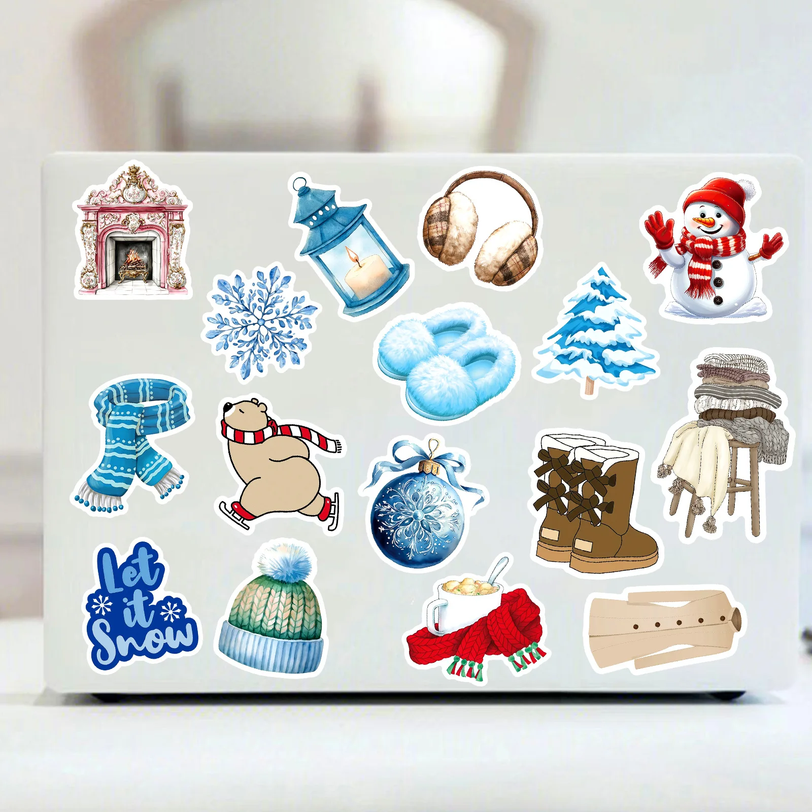 10/50 pezzi cartone animato inverno stile INS adesivo graffiti decorazione fai da te custodia per cellulare notebook tazza d'acqua giocattolo regalo adesivo