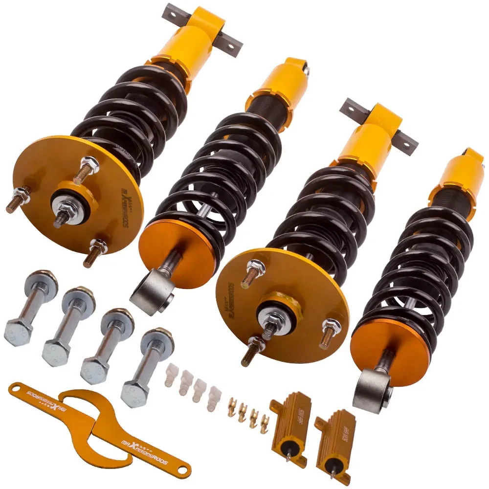 Maxpeedingrods suspension coilover Air to Coil Conversion Coilover for Cadillac Escalade ESV 07-13 Shock Absorbers