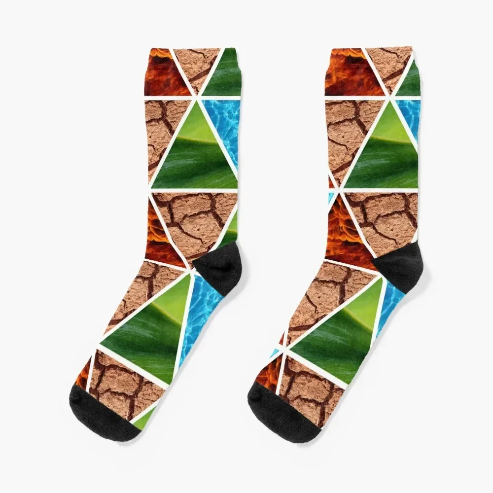 

Four Elements Socks sports and leisure New year's football Socks For Girls Men's