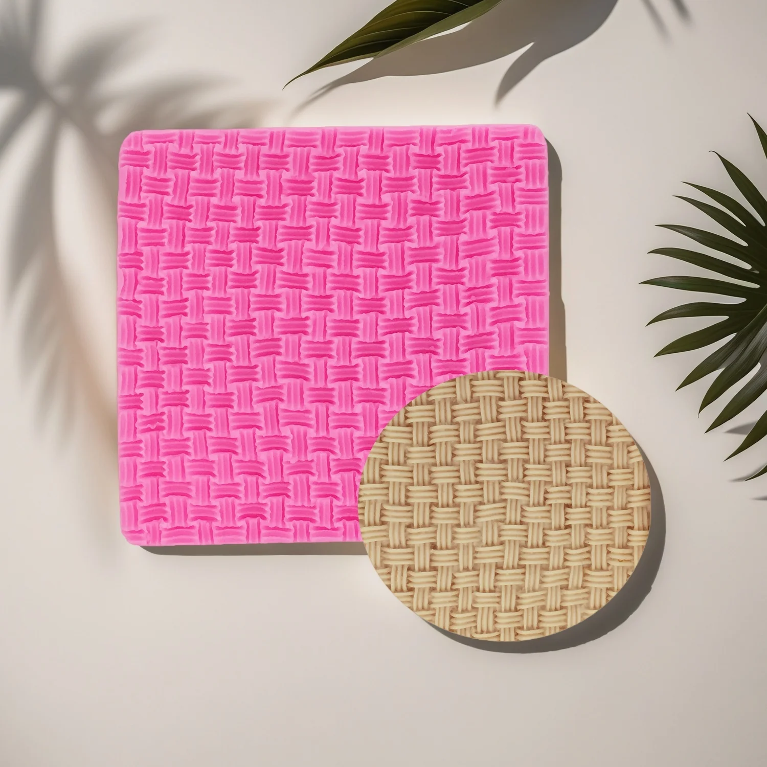 Halloween and Christmas Silicone Molds Knit Weave Fondant Mould Knitting Molds Embosser Border Cake Decorating Tool