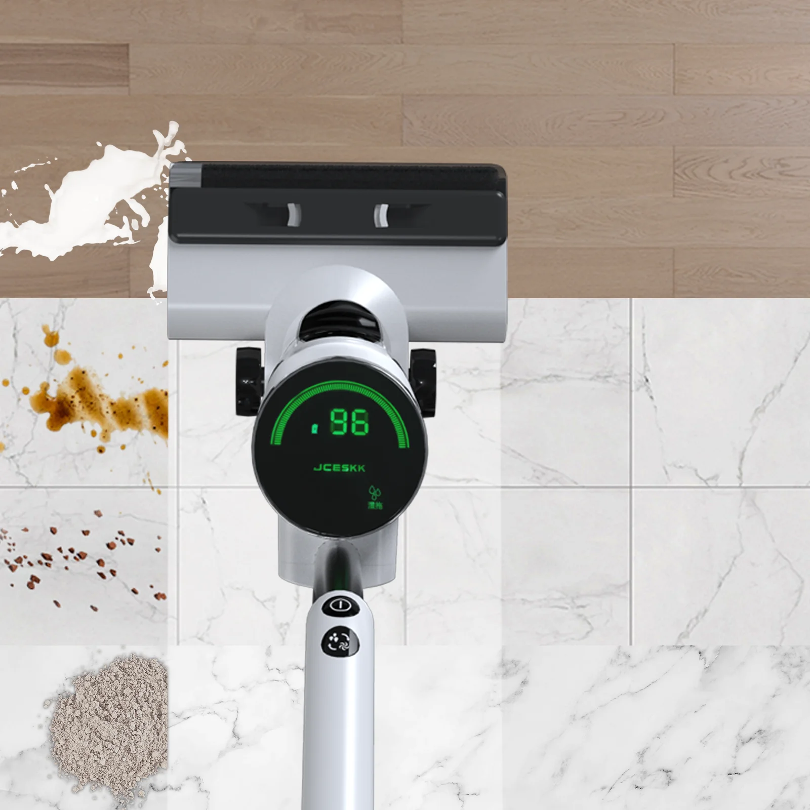 Household Vacuum Cleaner Portable Powerful Self Cleaning Dry Wet Cordless Handheld Vacuum Cleaner Floor Washer for  Home Clean