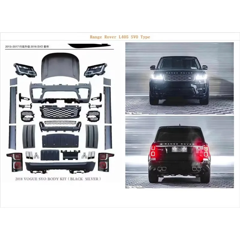 L405 SVO Body Kit Upgrade for Range Rover Vogue 2013-2017 to 2018-2022 Facelift Bodykit