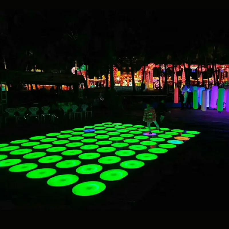 BOTAI DMX512 LED Party Light Disco Brick Entertainment Dance Light Show Club Concert Dancing Floor