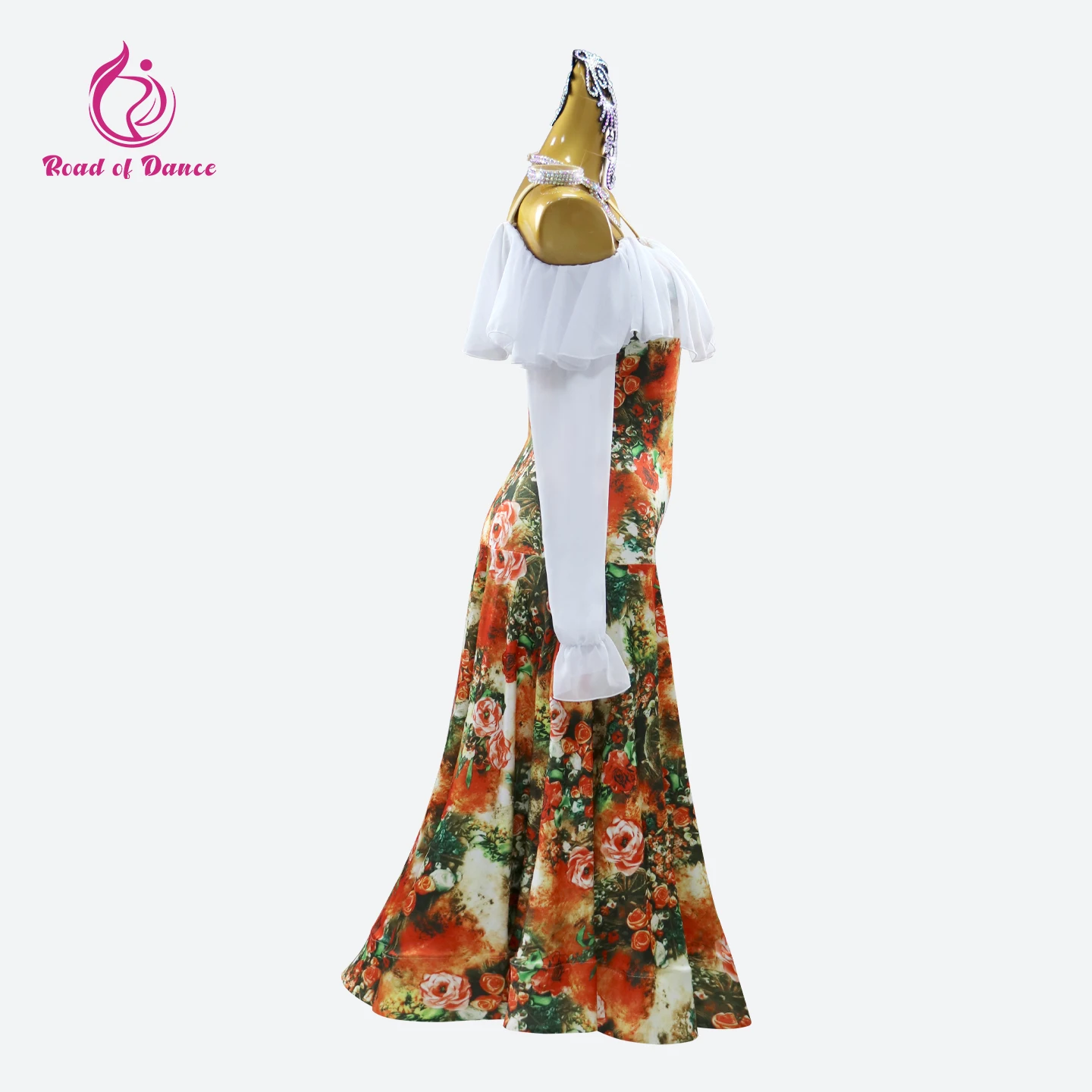 モダンダンスウェア プロムダンスドレス ワルツ衣装 フラメンコ 2025 ステージスーツ スタジアム カーニバル イブニングウェア レディース 長袖