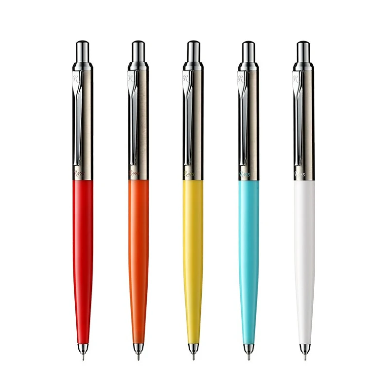 Japan 2026 OHTO Rays Rollerball Pen Vintage Neutral Gel Pen Signature Pen, Push-action Metal Pen Clip Smooth Writing Fast-drying