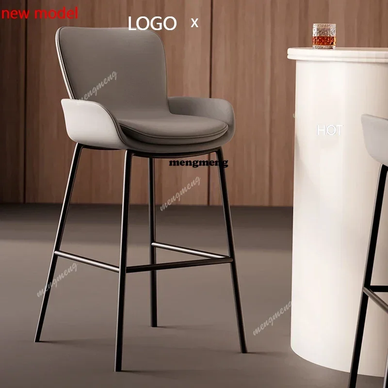 

Барные стулья H132 Nordic Outdoor: минималистичная мебель для дома, роскошные кухонные барные стулья из кованого железа, промышленный итальянский дизайн, обеденные стулья.