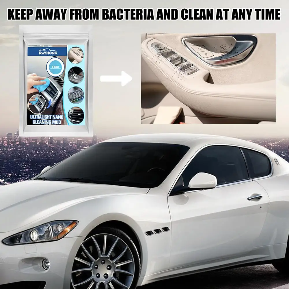 

Car Cleaning Gel Reusable Auto Exhaust Interior Detail Materials Grease Keyboard Dust Eco-Friendly Cleaner Of Removes Made P7V4