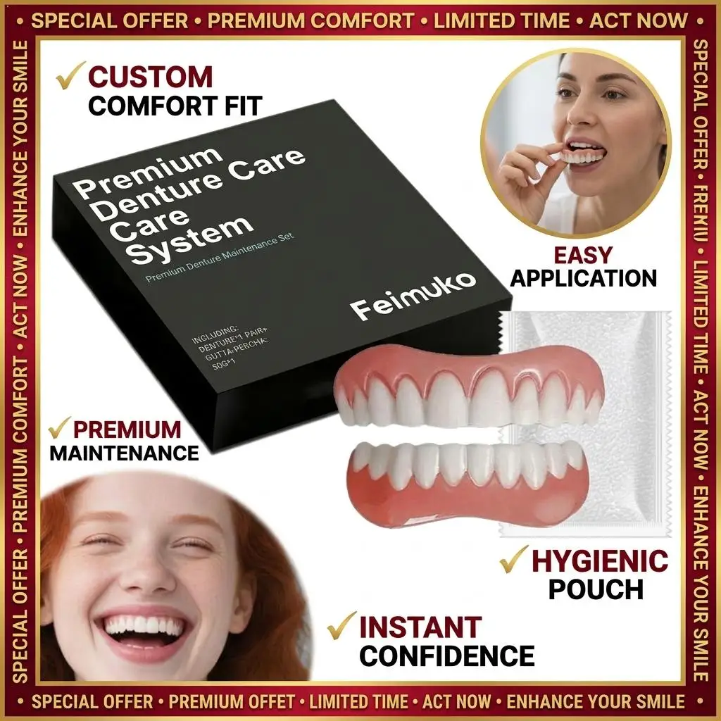 Cosmetic Temporary Fake Teeth Decor Kit With Thermoplastic Beads Custom Home Mold Natural Shade Comfort Fit For Interview