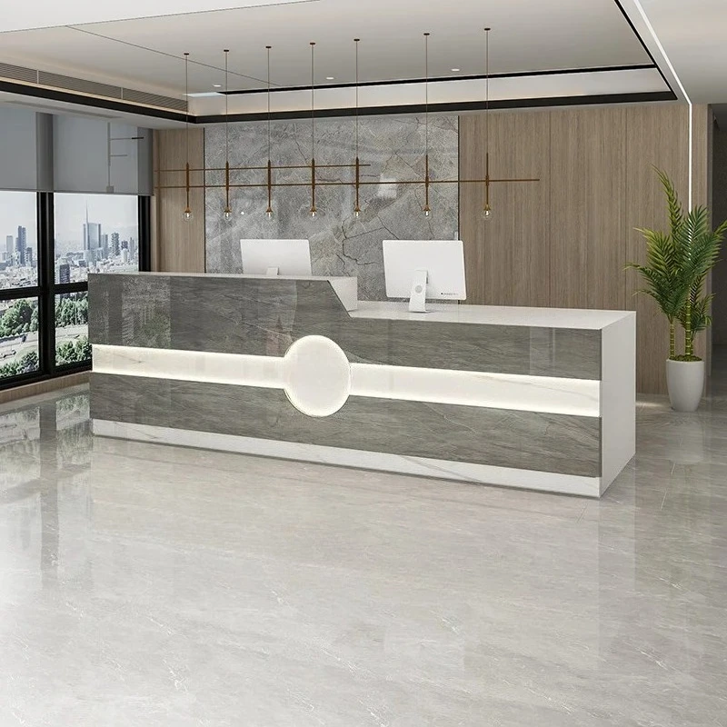 

Premium Reception Desks Small Luxury Drawers Premium Reception Desks Salon Elegant Unique Toonbank Receptie Office Furniture