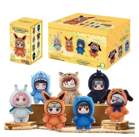 Naruto Shippuden Party Series Uzumaki Naruto Plush Figure Blind Box Collectible Stuffed Toy Ornament for Anime Fans And Gifts