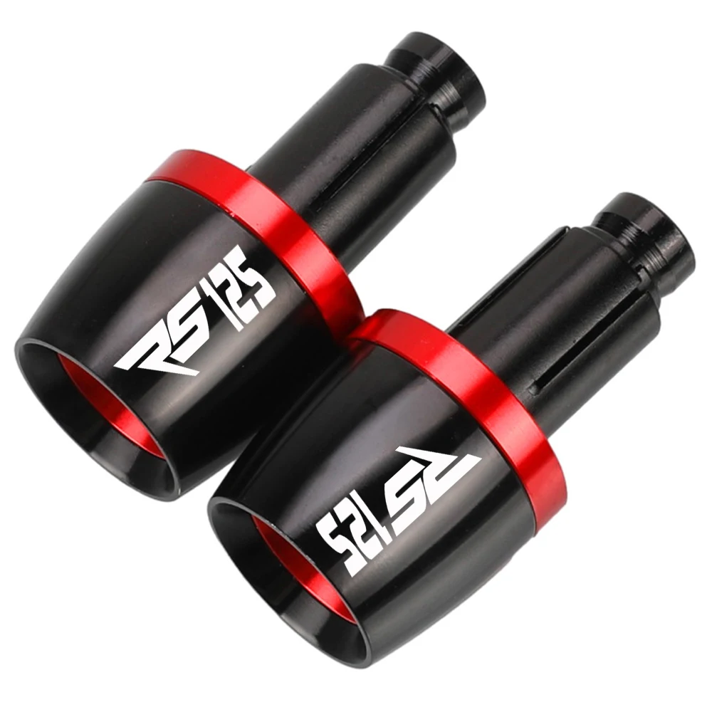 For APRILIA RS125 RS 125 CNC Aluminum Universal Handlebar Grips Bar Ends Cap Counterweight Plug Slide 2010 2009 2008 2007 2006 