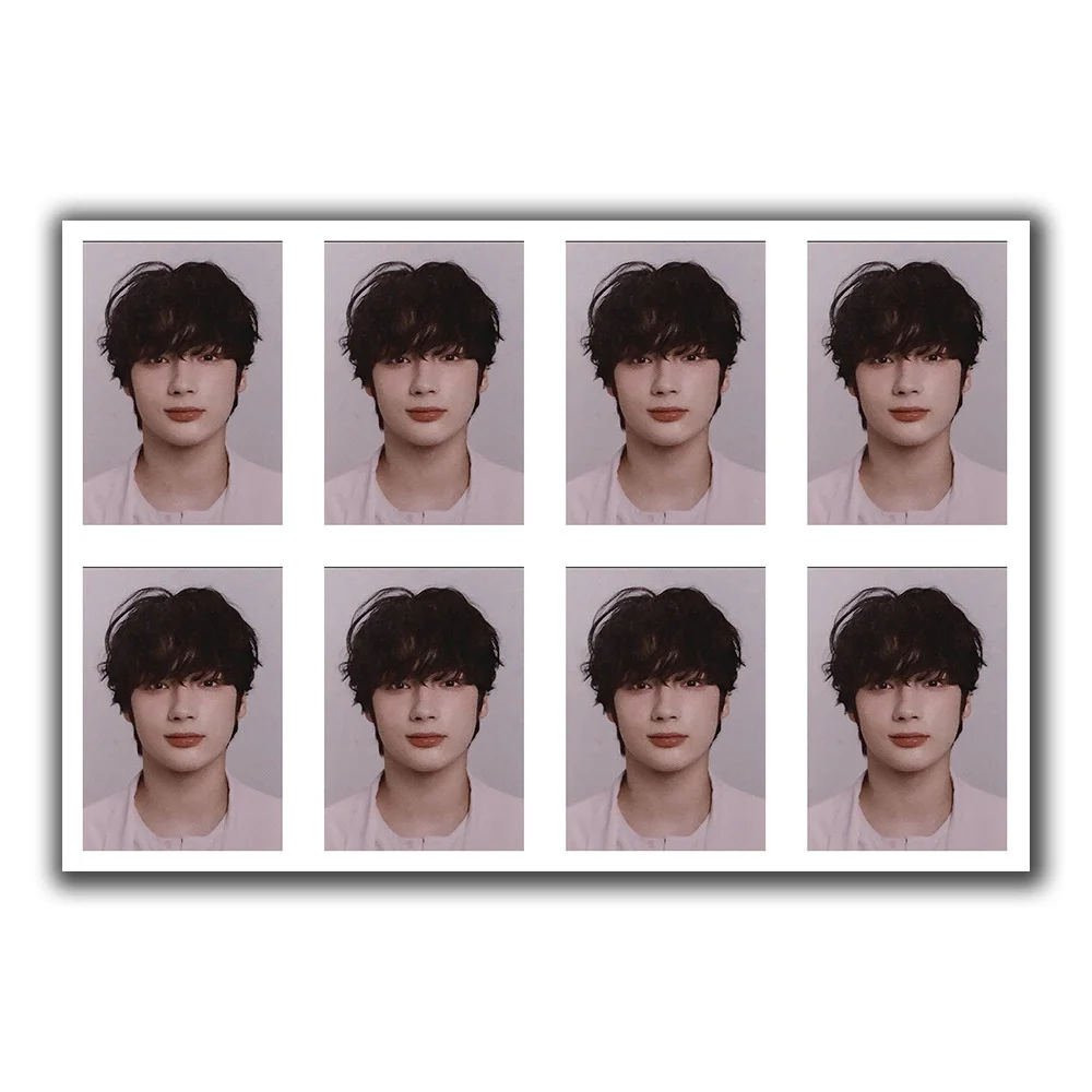 Kpop Boy Group One Inch ID Photo HD Printing Photograph Soobin YEONJUN BEOMGYU TAEHYUN HUENINGKAI Fans Gifts Collection