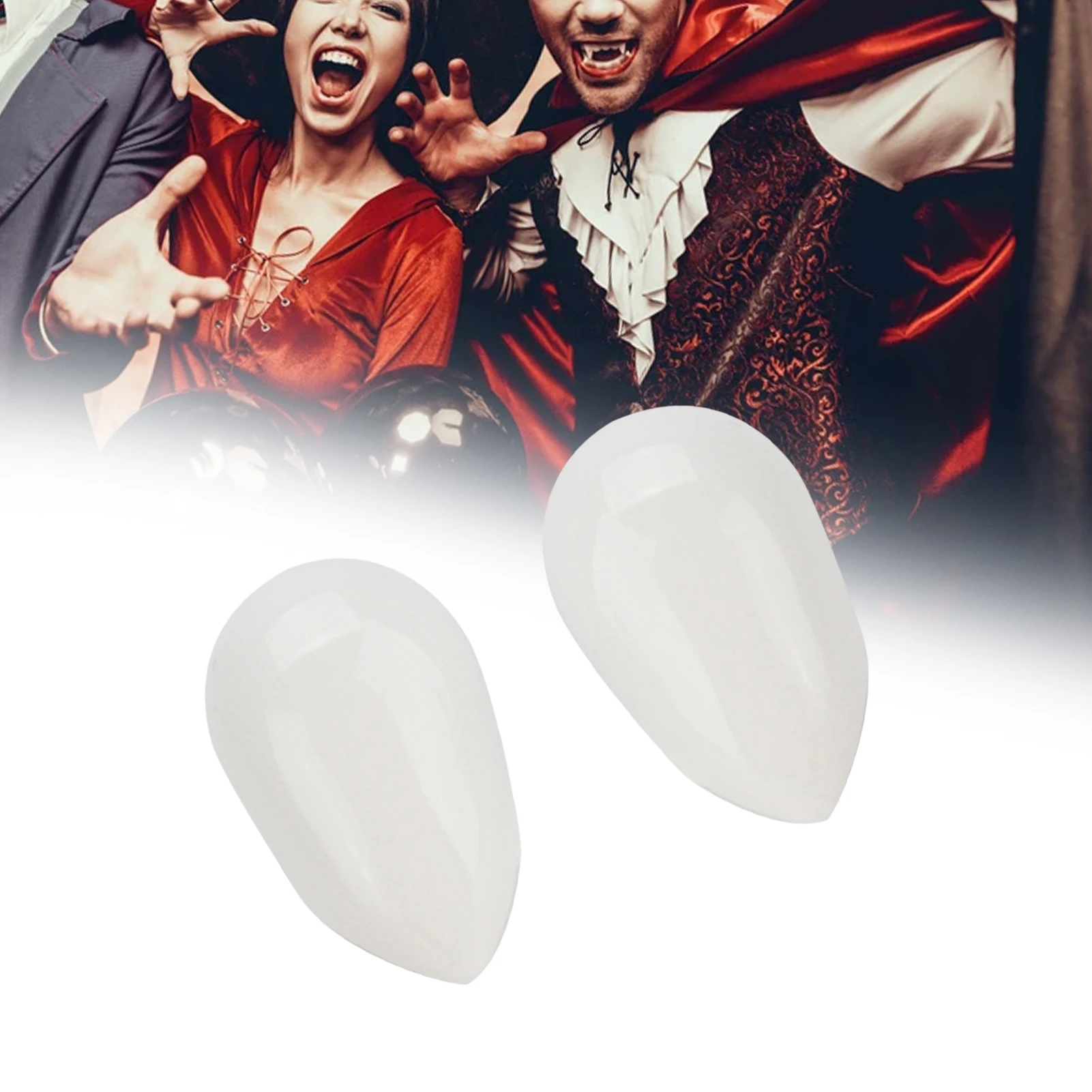 

Vampire Fangs Resin Fake Teeth Halloween Party Props Cosplay Dentures Decoration